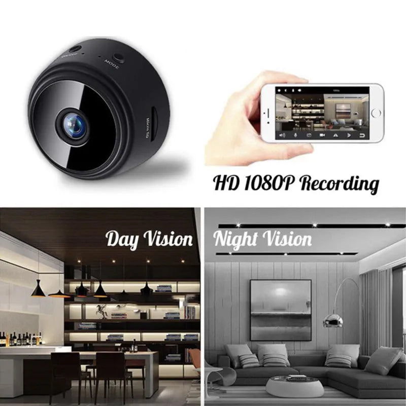 Mini WiFi Camera 1080P HD Night Vision Wireless Security