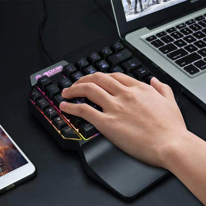 Mini teclado gamer portátil - Vídeo Magnetic