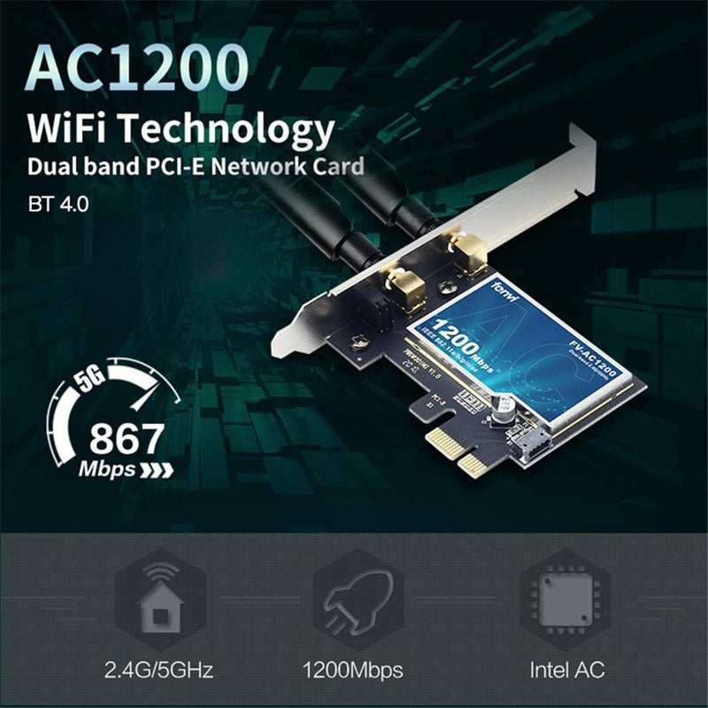 Adaptador WiFi 6 AX200 Bluetooth 5.0 - Vídeo Magnetic