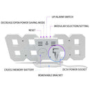 Relógio digital led - Vídeo Magnetic