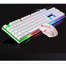 Kit Gamer Teclado Semi Mecânico + Mouse Gamer Branco - Vídeo Magnetic